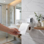 Portarrollos Papel Higiénico De Acero Future Facile Premium Inox, Adhesivo - Cromado - Imagen 5