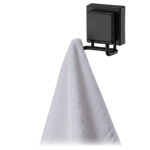 Gancho Doble De Acero Future Facile Premium Inox, Adhesivo - Negro Mate - Imagen 2