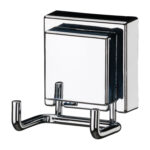 Gancho Doble De Acero Future Facile Premium Inox, Adhesivo - Cromado