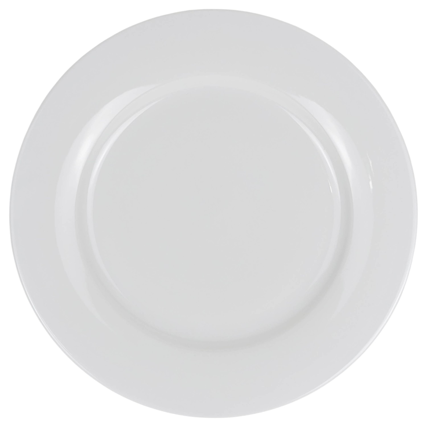 DX23043_01 Plato Llano Circular 27cm - Blanco - Imagen 1