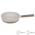 Batería De Cocina Antiadherente Honhey 8 Piezas - Crema Y Beige - Imagen 6