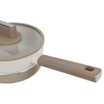 Batería De Cocina Antiadherente Honhey 8 Piezas - Crema Y Beige - Imagen 10