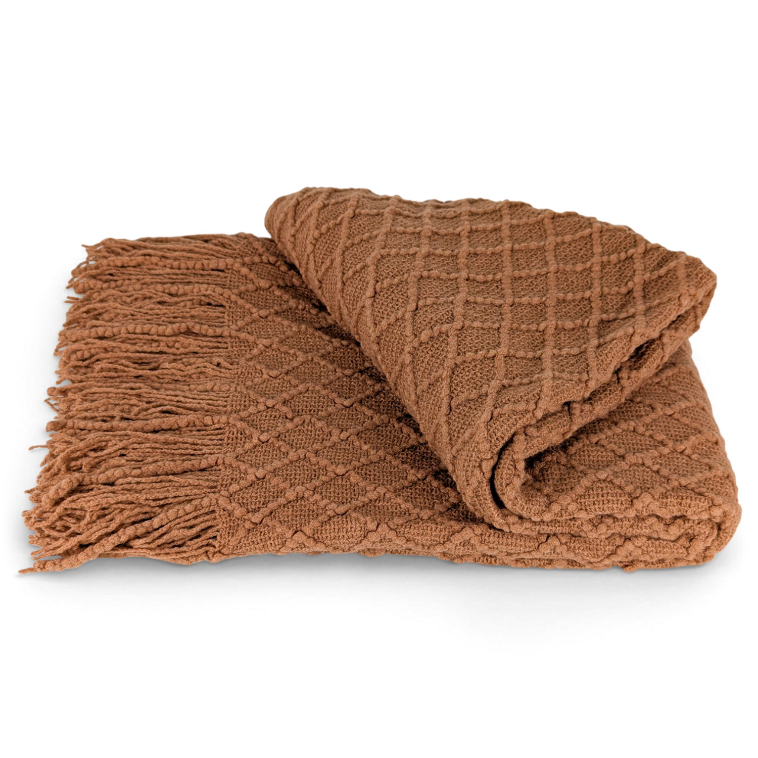 MNT613A01_01 Manta Tejida 130x180cm - 100% Acrílico, Suave Y Liviana - Diseño A01 - Imagen 1
