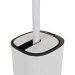 Cepillo Para Inodoro Bathlux - Con Tapa, Blanco Grisáceo - Imagen 4