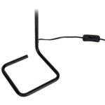 Lámpara De Mesa, Estilo Industrial Minimalista - Metal Negro - Imagen 4
