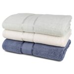Toallón Grande 75x145cm, Algodón Premium 550g/m² - Alta Absorción