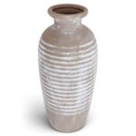 Jarrón Decorativo De Cerámica Modelo D203 - 16x16x36cm - Imagen 2