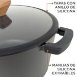 Batería De Cocina Antiadherente Honhey 12 Piezas - Ancient Tree Premium - Imagen 14