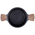 Olla Antiadherente Honhey 20cm C/Tapa - Negro Mate - Imagen 3