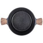 Olla Antiadherente Honhey 28cm C/Tapa - Negro Mate - Imagen 4