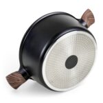 Olla Antiadherente Honhey 28cm C/Tapa - Negro Mate - Imagen 5