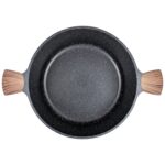 Olla Antiadherente Honhey 32cm C/Tapa - Negro Mate - Imagen 3