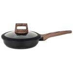 Sartén Antiadherente Honhey 20cm C/Tapa - Negro Mate