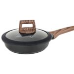 Sartén Antiadherente Honhey 20cm C/Tapa - Negro Mate - Imagen 2