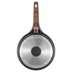 Sartén Antiadherente Honhey 20cm C/Tapa - Negro Mate - Imagen 4