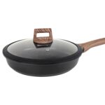 Sartén Antiadherente Honhey 28cm C/Tapa - Negro Mate - Imagen 2