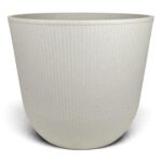 Maceta Cónica De Alta Densidad LX001, Símil Granito, 54x48cm