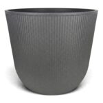 Maceta Cónica De Alta Densidad LX001, Símil Granito, 54x48cm - Imagen 2