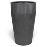 Maceta Esbelta De Alta Densidad LX002, Símil Granito, 28x46cm - Imagen 2